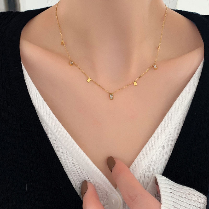 Collier Doré Double Anneaux | Draeger Paris Collier Doré Double Anneaux | Draeger Paris